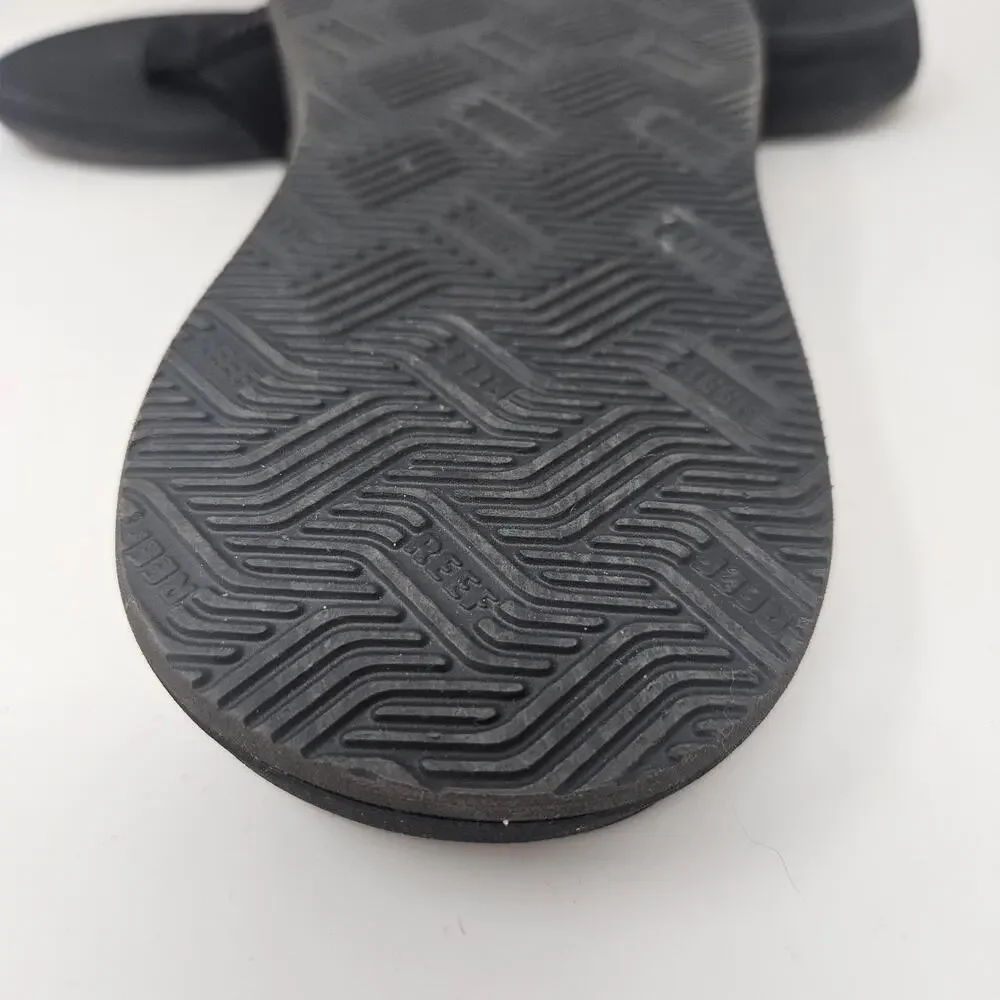 Reef Men's shoes Flip-Flop sz 10 Black SM
